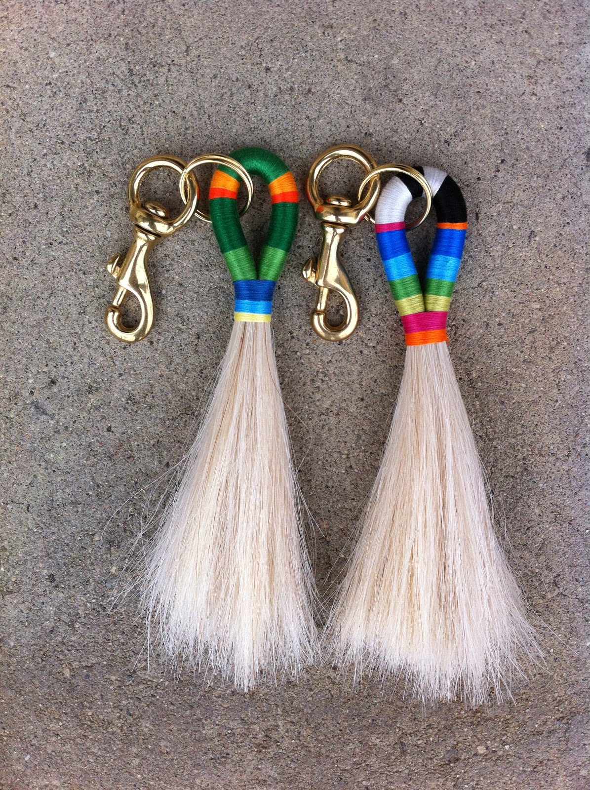 the print life Horse Hair Tassels...