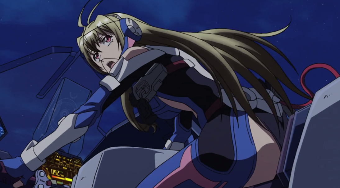 Cross Ange episode 3 is where things FINALLY pick up the pace, e.g. Ange fi...