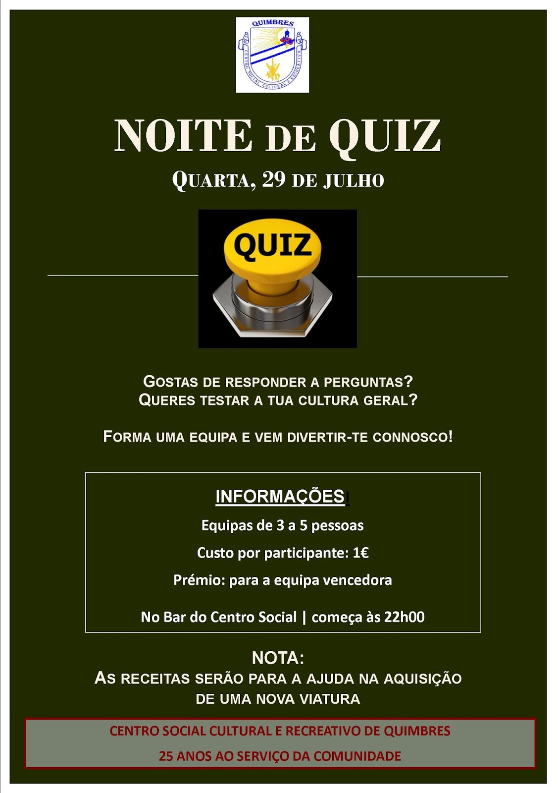 Quiz Cultural - Regras