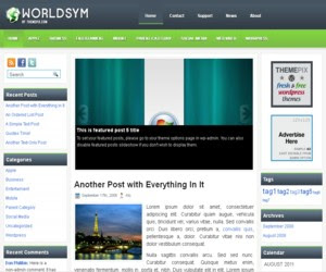 WorldSym WordPress Theme