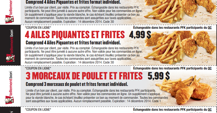 Rabais coupons quebec