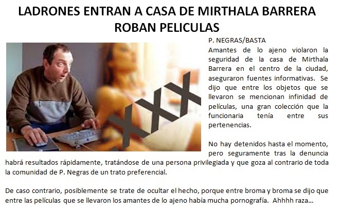 Roban en casa de Mirthala Barrera