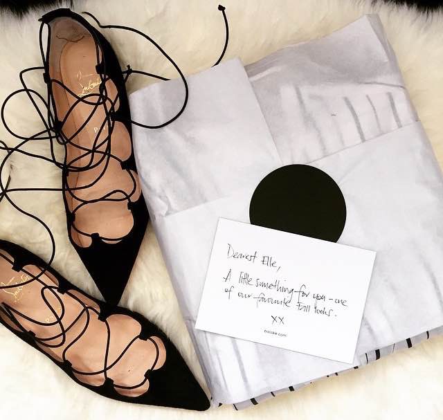 Ioanna's Notebook HIGH vs. LOW LACE UP BALLET FLATS