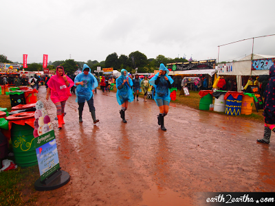 Rainy Day in Glastonbury 2013