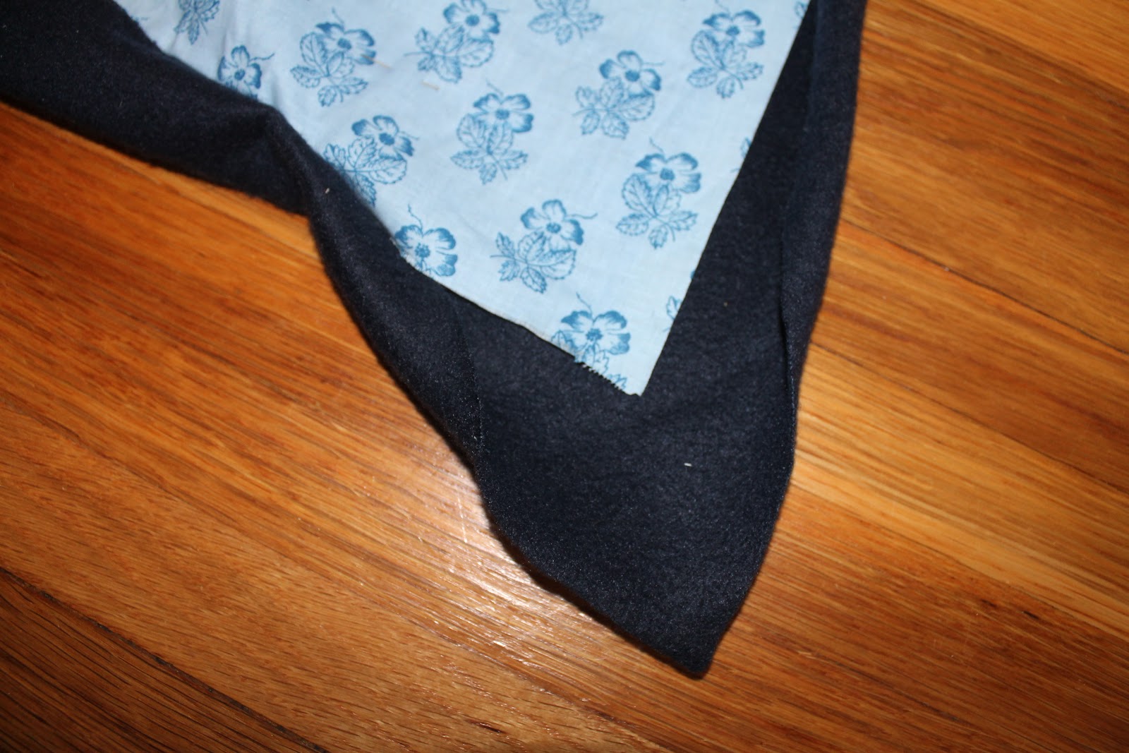 Kristen's Creative Corner "Sheet Blanket" Using Back of Blanket as Binding