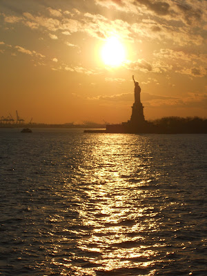 Statue of Liberty Sunset