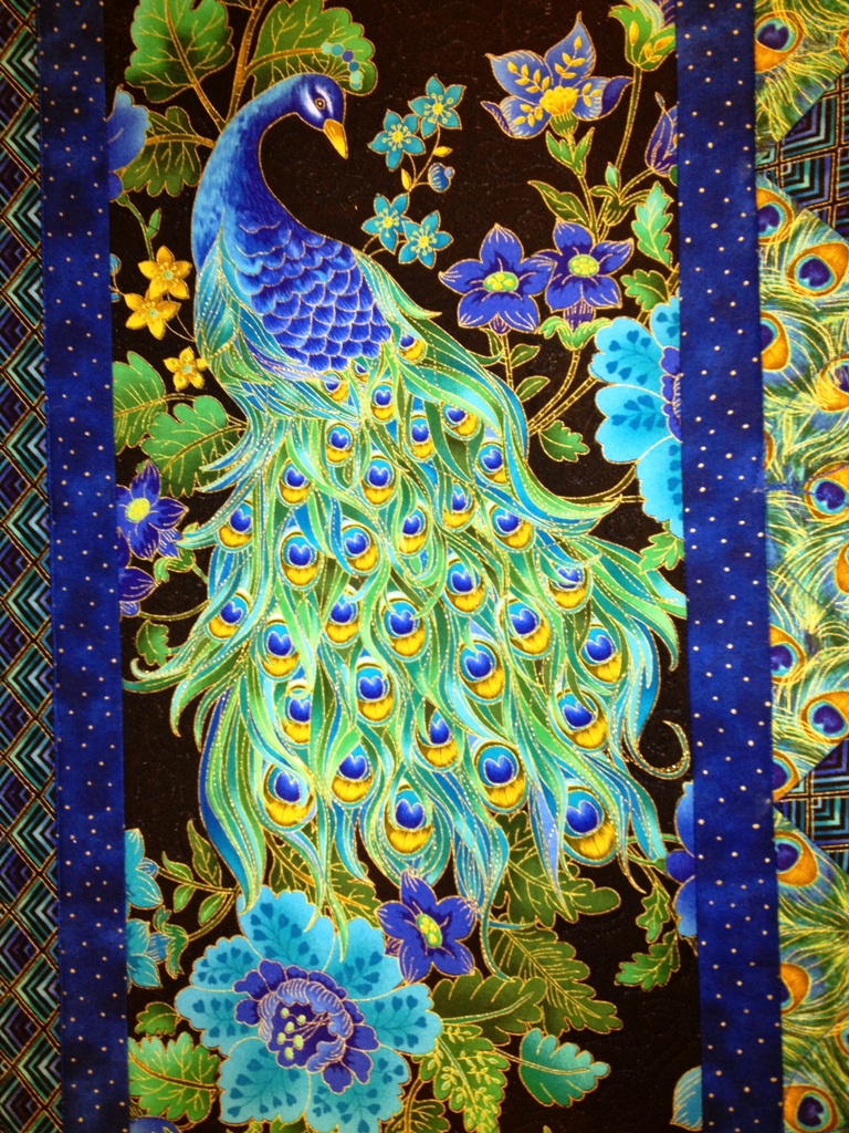 3.9.12+010.JPG (768×1024) Peacock quilt, Art quilts, Peacock art