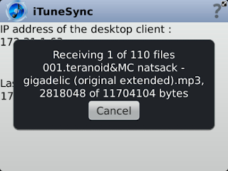 iTunes Sync v1.0.2 BlackBerry iTunes Sync v1.0.2 BlackBerry