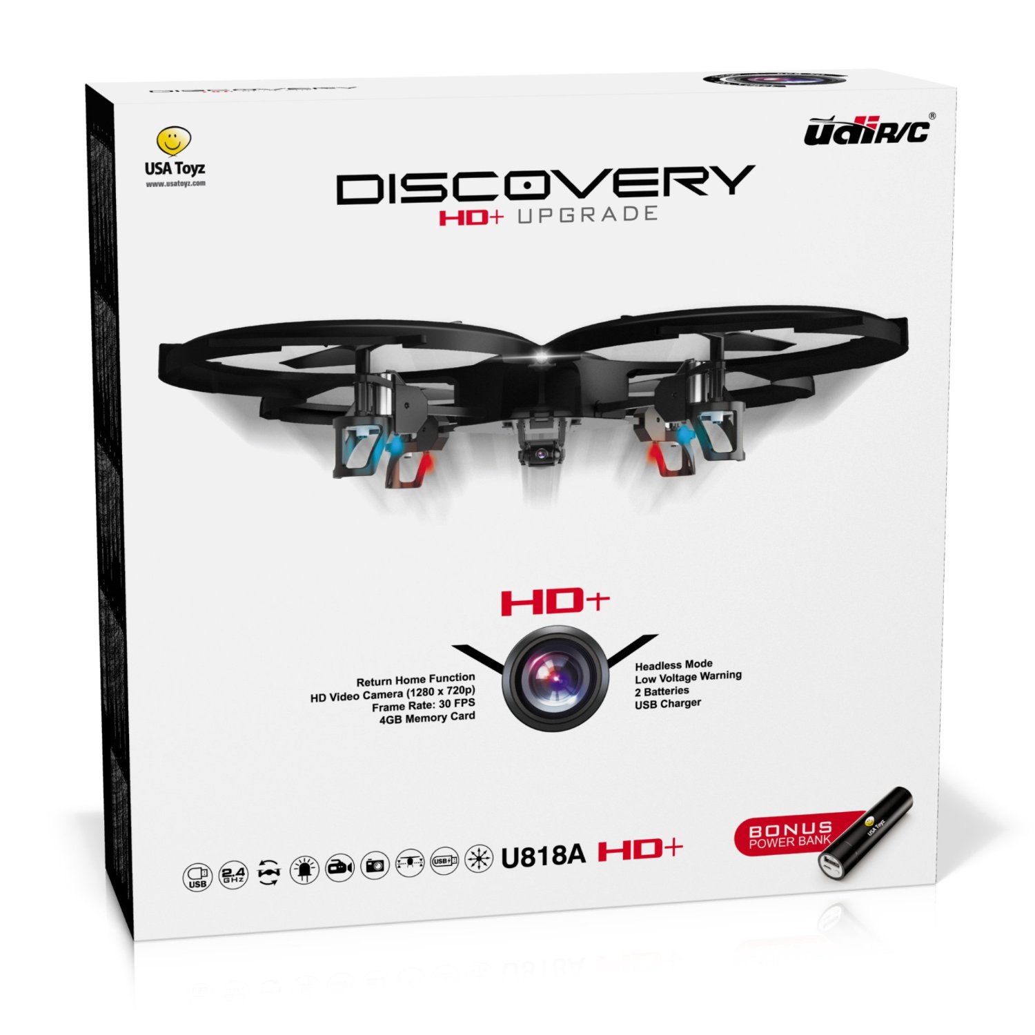 UDI 818A HD+ RC Quadcopter Drone with HD Camera