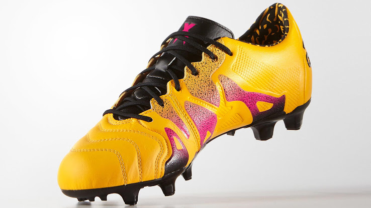 Solar Gold / Shock Pink Adidas X 2016 Leather Boots Released - Footy Headlines