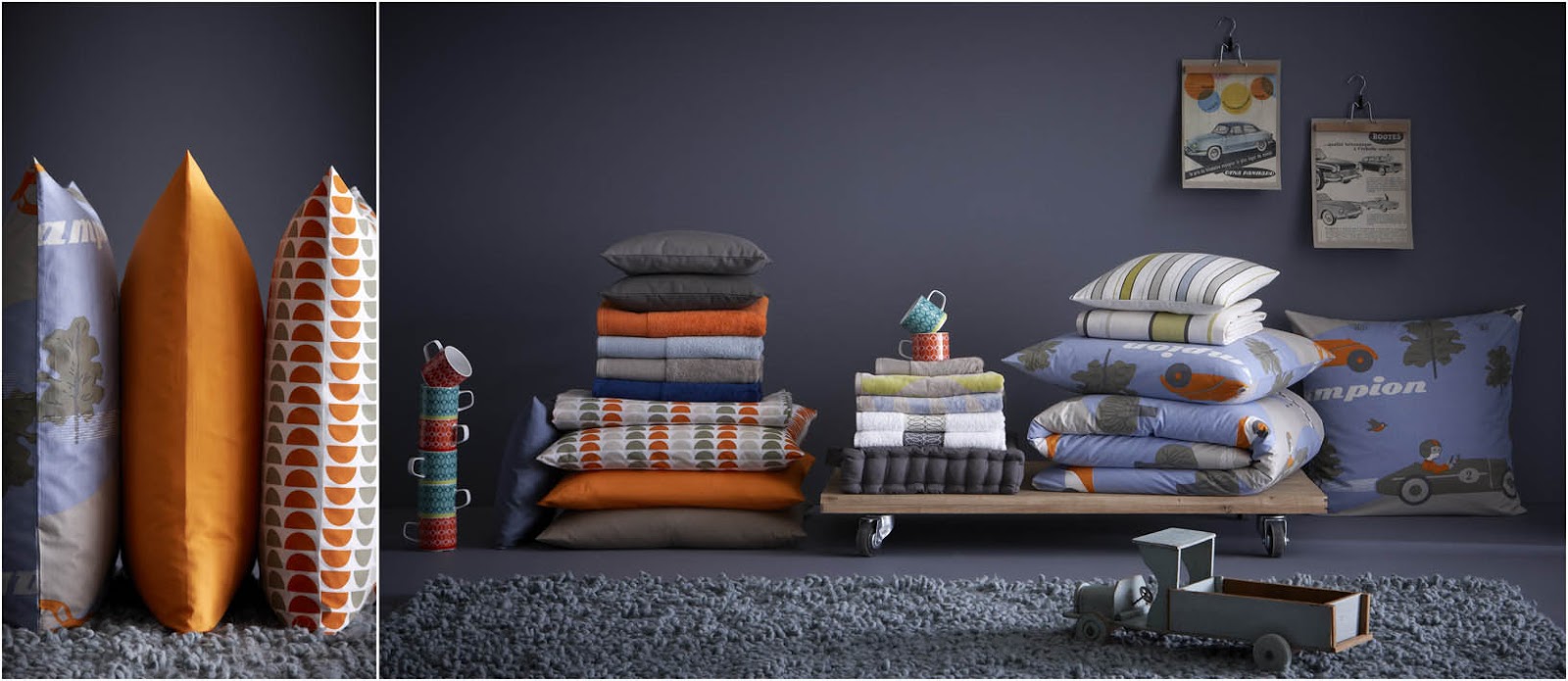 Chambre orange et gris – lombards