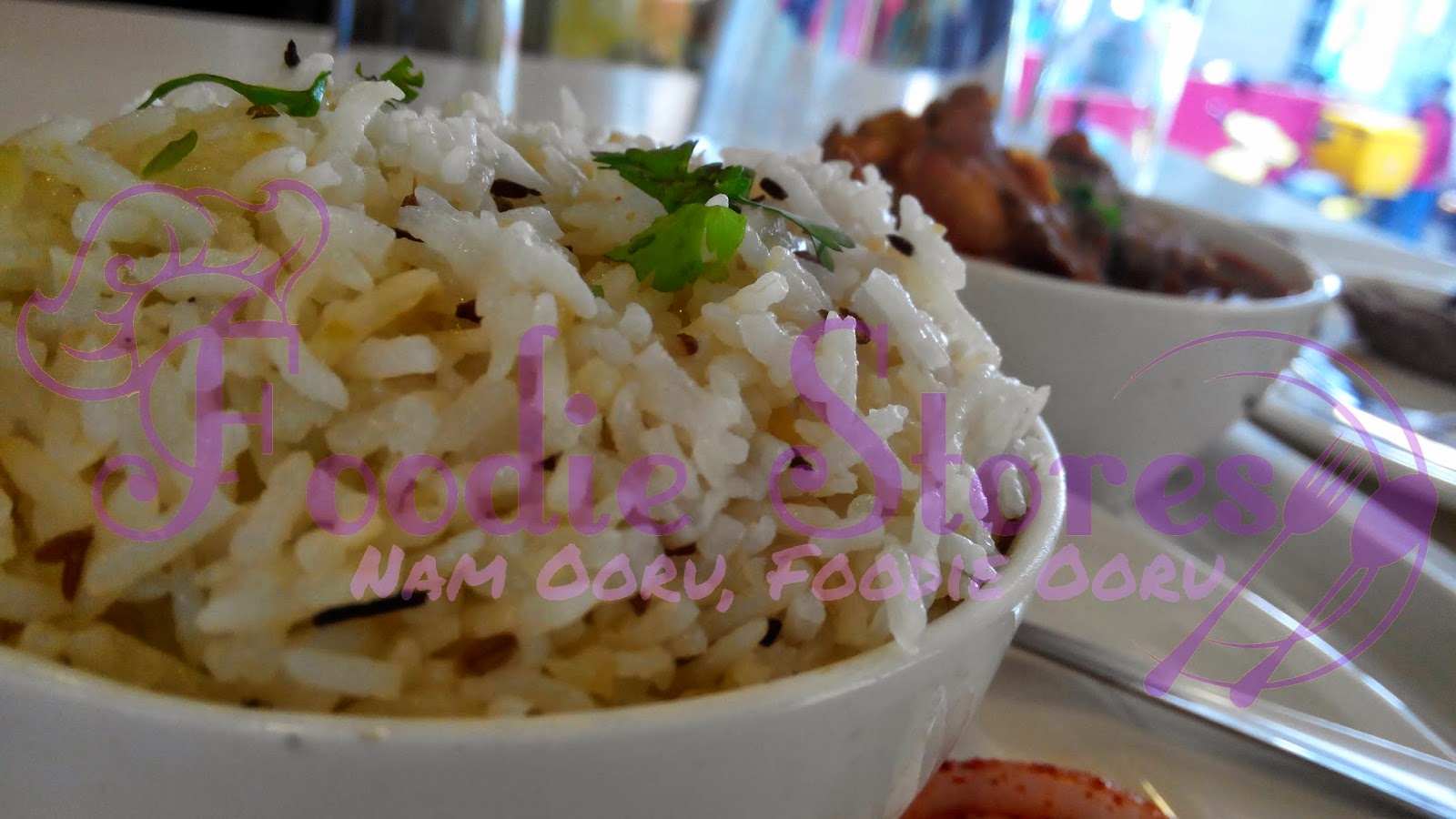 Tadka Singh chicken gravy rice