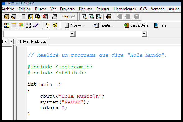 Como Hacer El Hola Mundo En Dev C++ Como Hacer El Hola Mundo En Dev C++