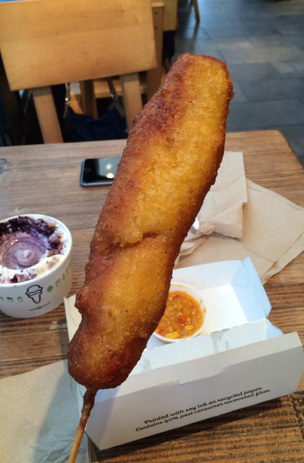 Shack Corn Dog From Shake Shack / シェイクシャックのシャック コーンドッグ I'm Made of