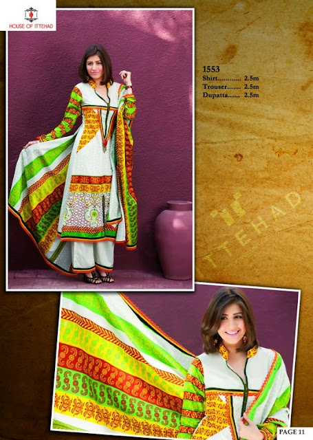 Formal Wear | Ittehad Textiles Crystal Lawn Collection 2013