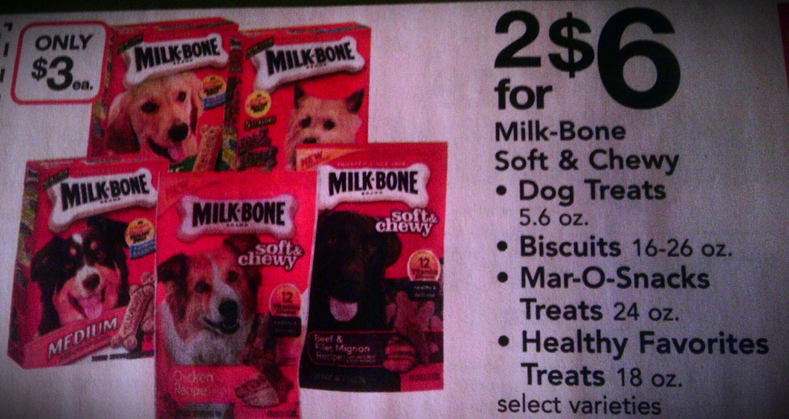 The Thrifty Deafies *HOT* Albertsons .50 MilkBone Healthy Favorites