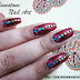 Ruby Rhinestone Nail Art at home