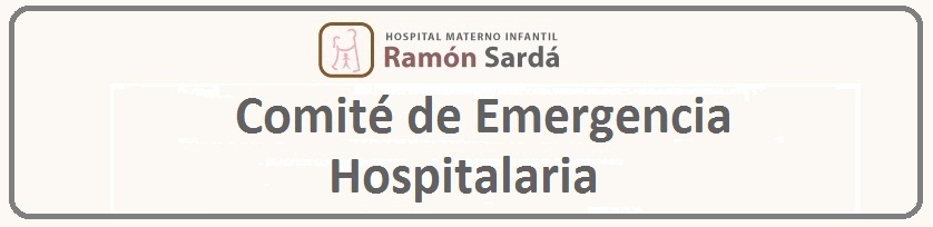 COMITE DE EMERGENCIA HOSPITALARIA HOSPITAL RAMÓN SARDÁ