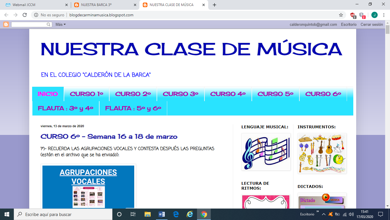 BLOG MÚSICA CALDERÓN