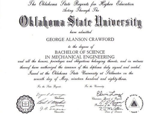 osu 1983- in 4 years, not 1 class a semester for  gpa with fraud precedented