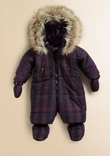 burberry infant snowsuit
