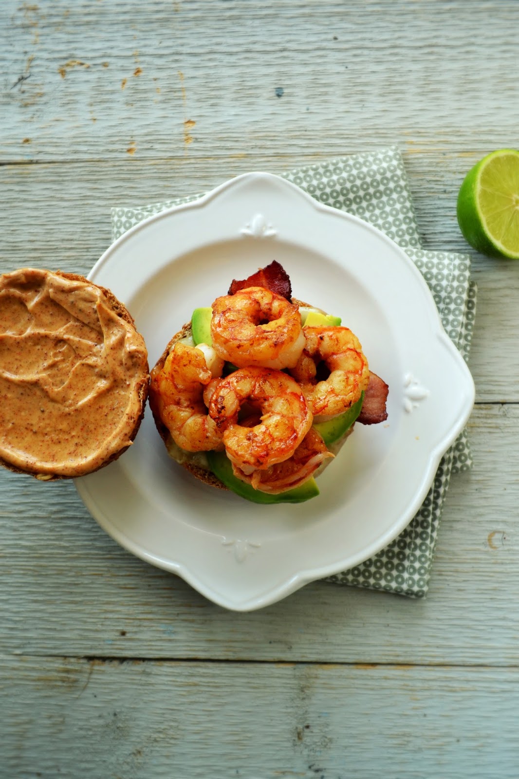 Baja Bacon Shrimp Burgers (with Marina Del Rey)