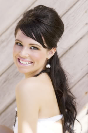 prom hairstyles for long hair half up half down. Prom night is known as one