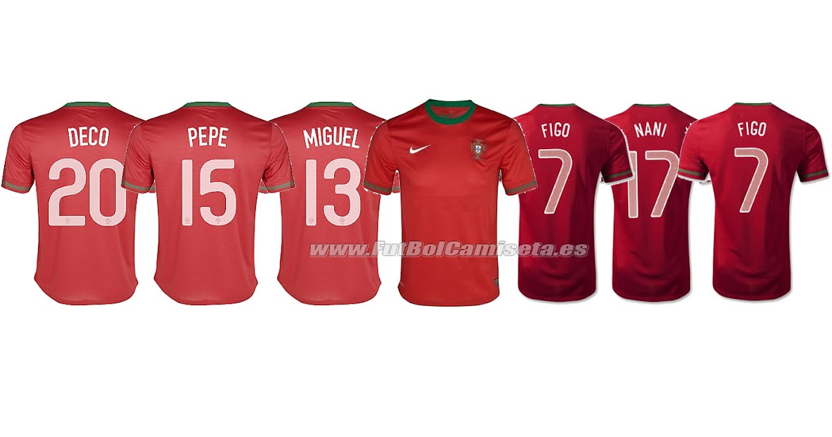 camisetas futbol portugal