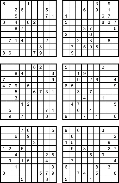 _Pasatiempos_ on X: Sudoku para imprimir nº 36