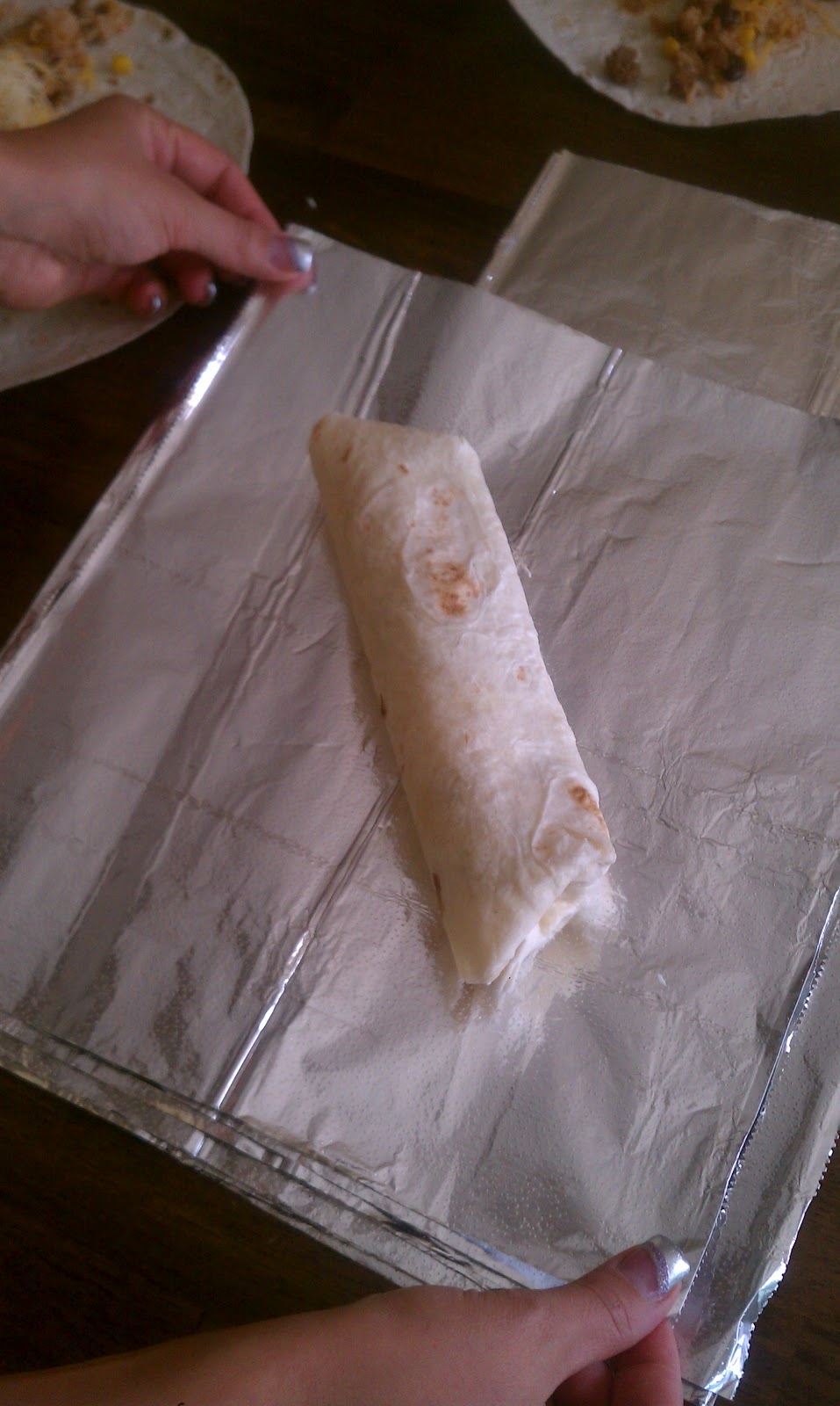 a little healthier Basic Burritos