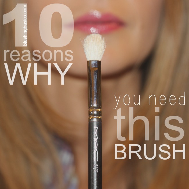 blushing basics MAC 217 Blending Brush