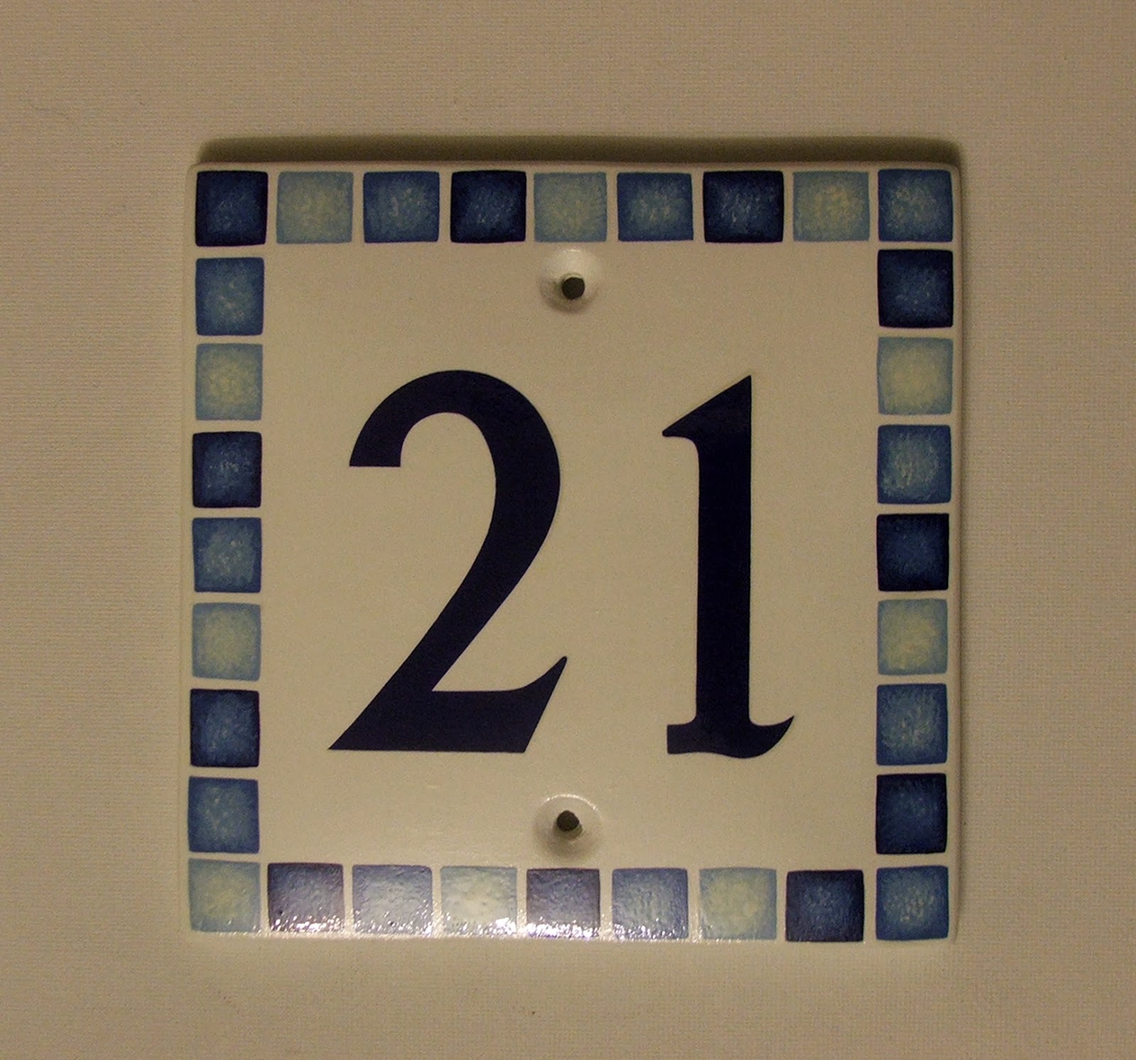 Hand Painted Ceramic House Signs Hand Painted Ceramic House Signs