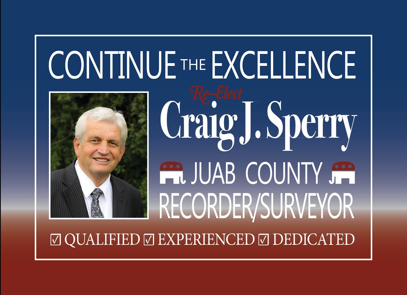 Re-Elect Craig Sperry