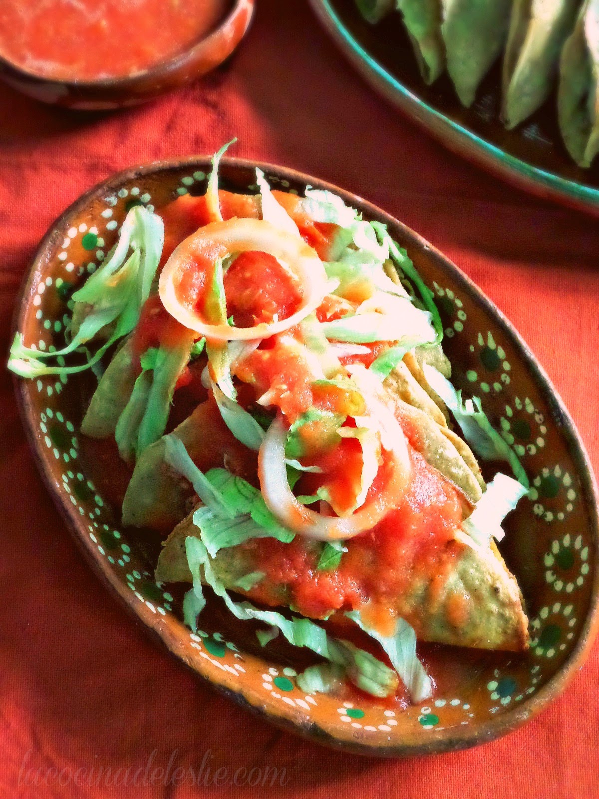 Vegetarian Tacos Dorados La Cocina de Leslie