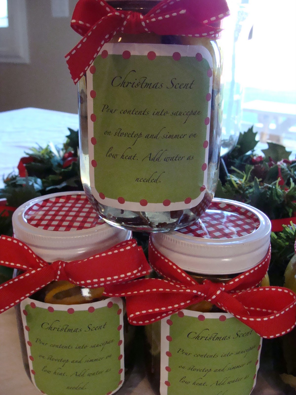 Marci Coombs Christmas Potpourri in a jar.