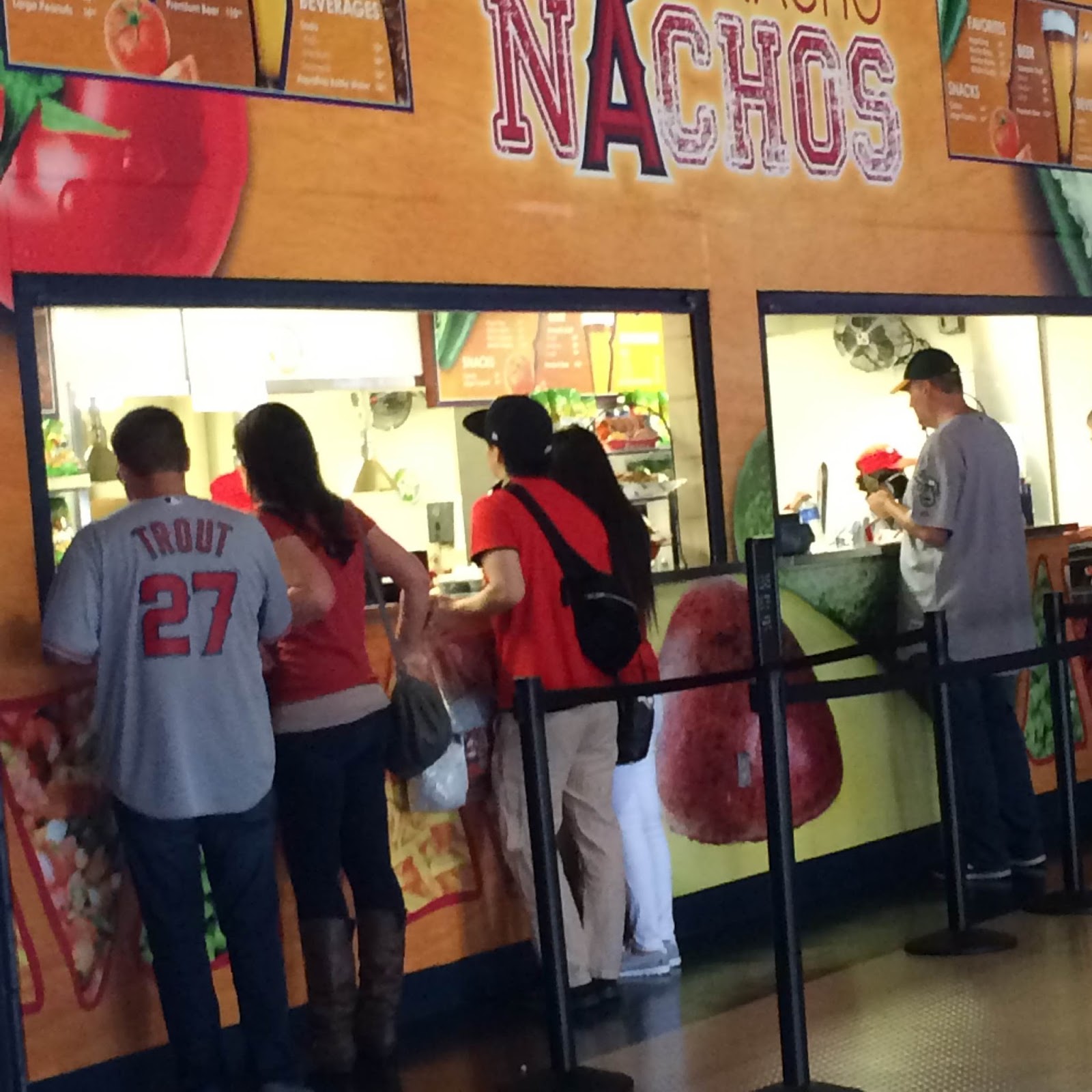 Nacho Nachos and Churros at Angels Stadium Orange County Mexican