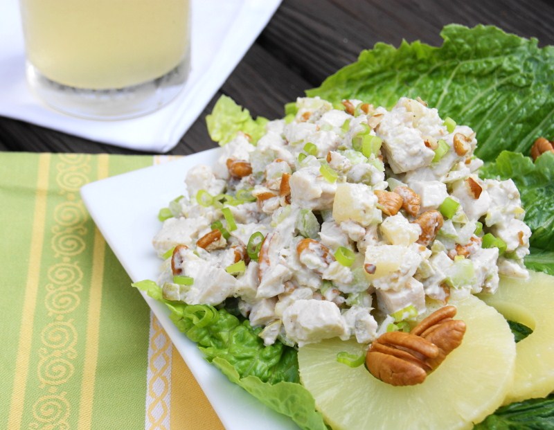 The Kitchen is My Playground PineapplePecan Chicken Salad