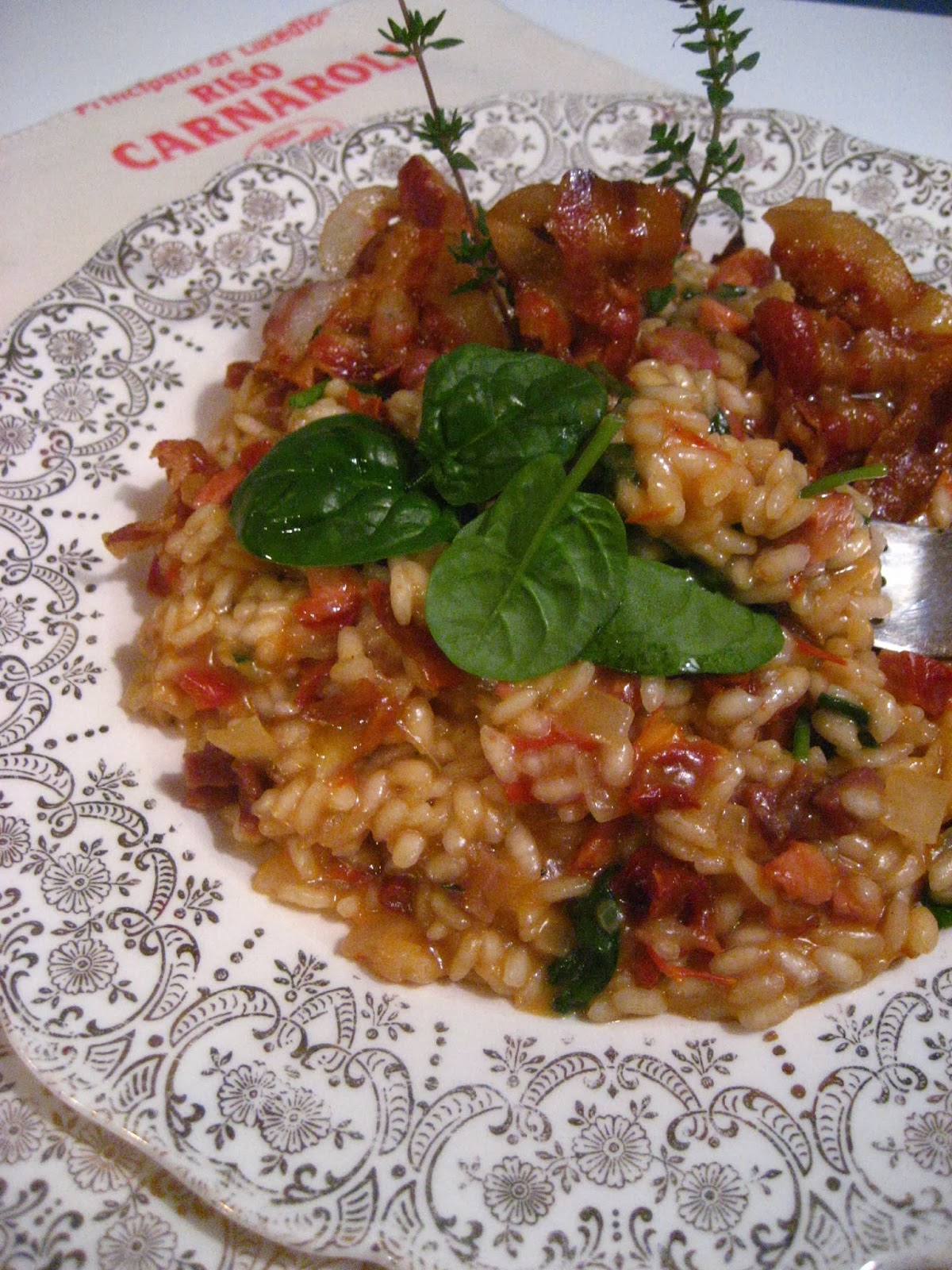 Marie est dans son assiette! Risotto carnaroli «la totale»