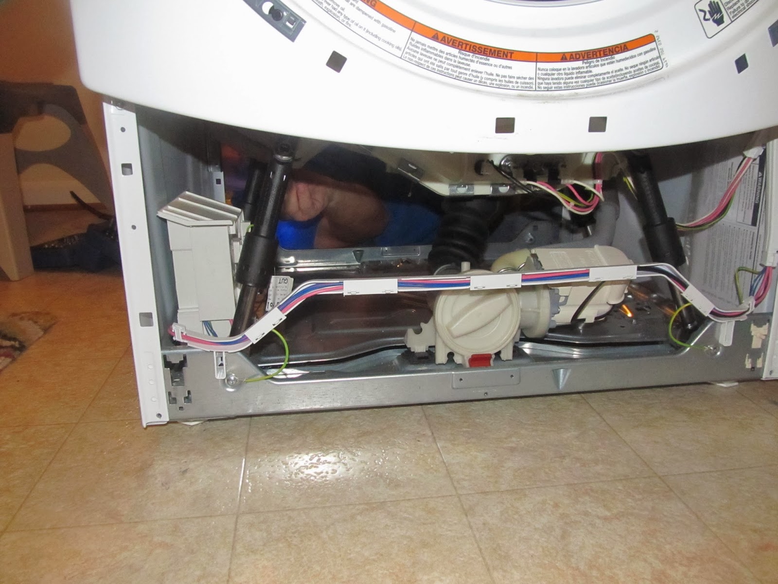 Half Finished House Front Loader Fixit Replacing a washing machine