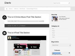 Diavlo Blogger Template