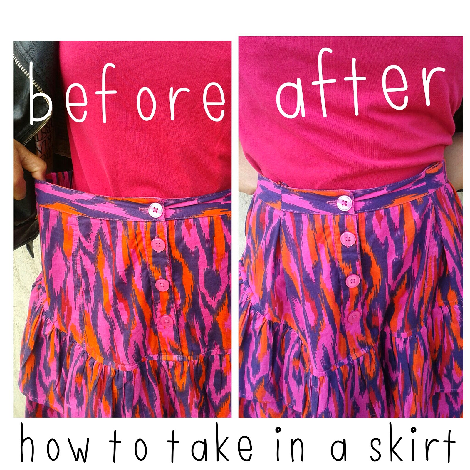 Apostolic Girls' Closet Tutorial How to take in a Skirt