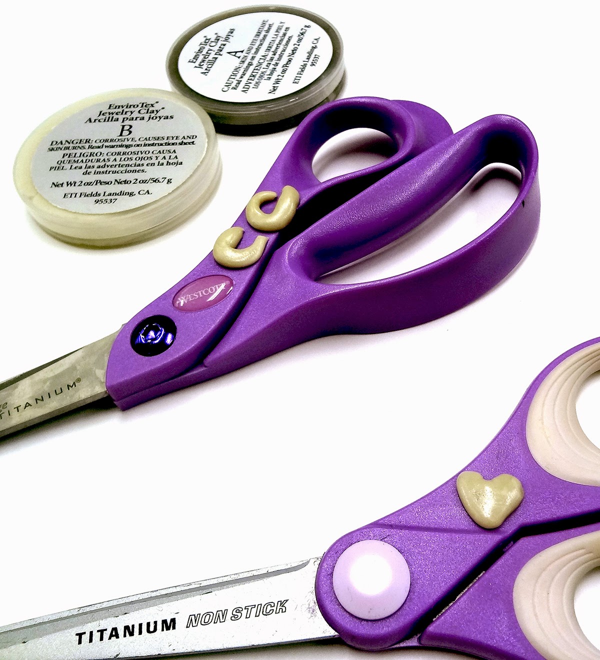 Resin Crafts Westcott Scissors and Jewelry Clay