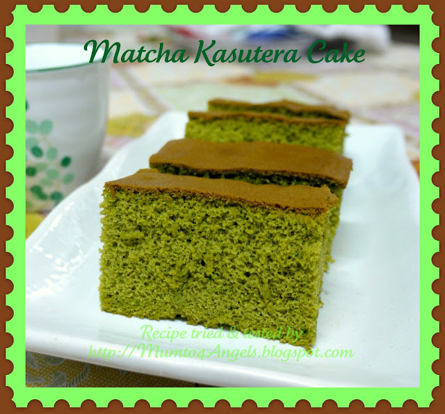Matcha Kasutera Cake Matcha Kasutera Cake