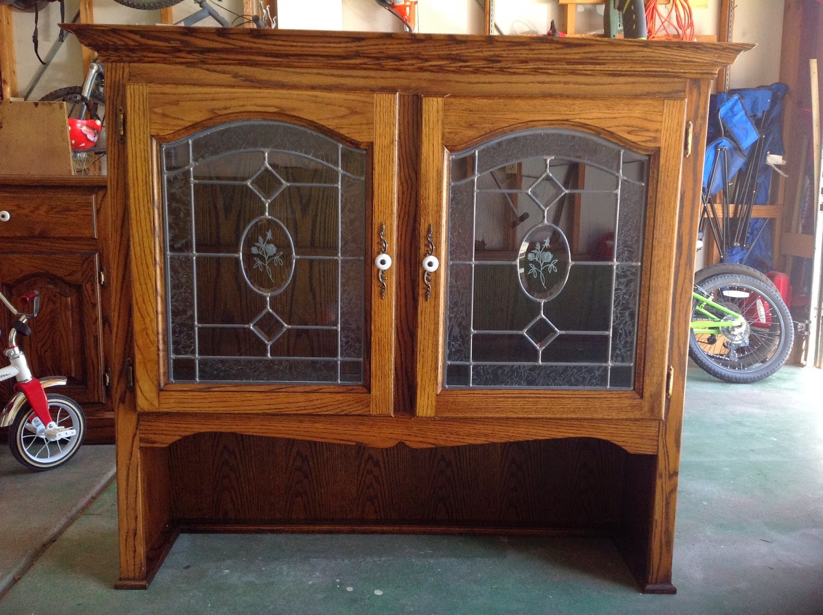 mimiberry creations "Fixer Upper" Inspired Farmhouse Hutch