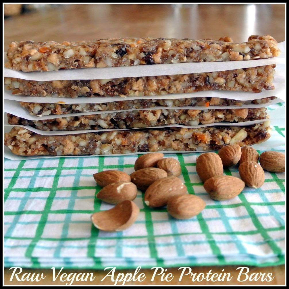 Raw Vegan Apple Pie Protein Bars Raw Vegan Apple Pie Protein Bars