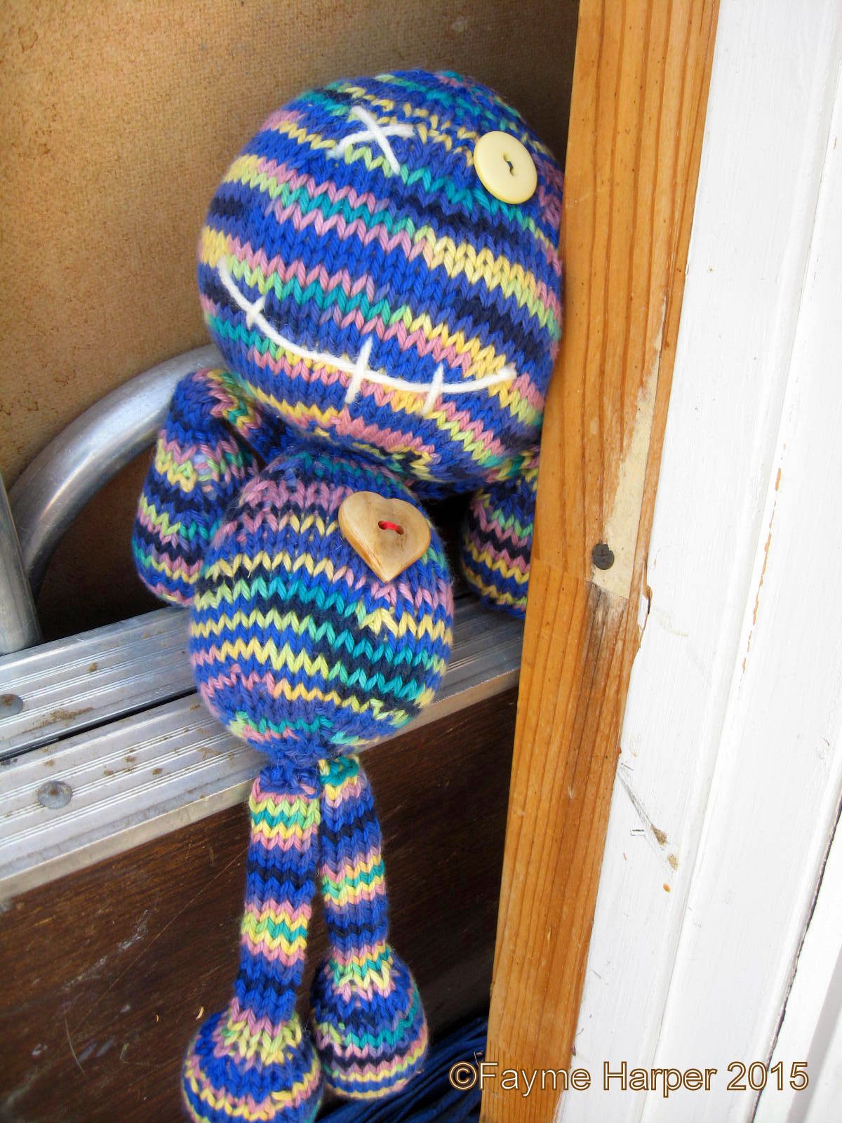 CreateACraftADay Voodoo Doll Made With Cotton Yarn