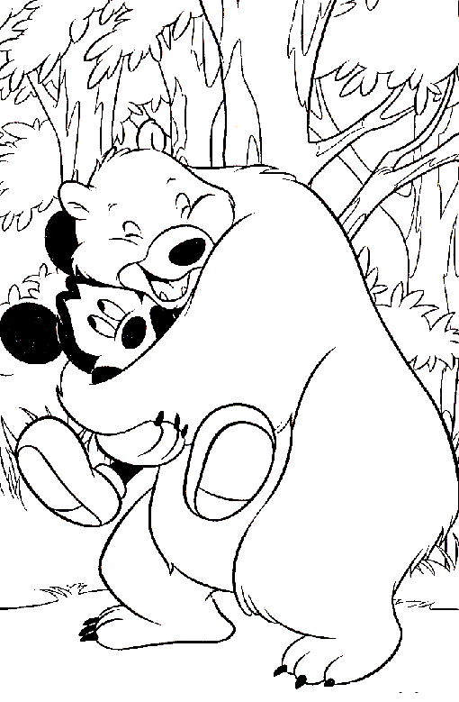 imagens aventura na selva mickey mause e sua turma pintar Desenhos Para Colorir aventura na selva mickey mause e sua turma