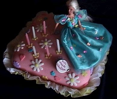 tortas de barbie para niñas