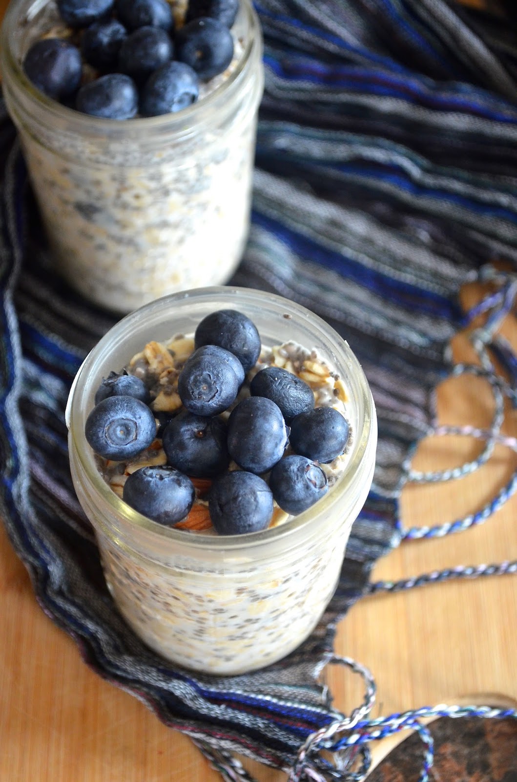 Dishing With Divya Overnight Oats NoCookBlueberryVanillaChia