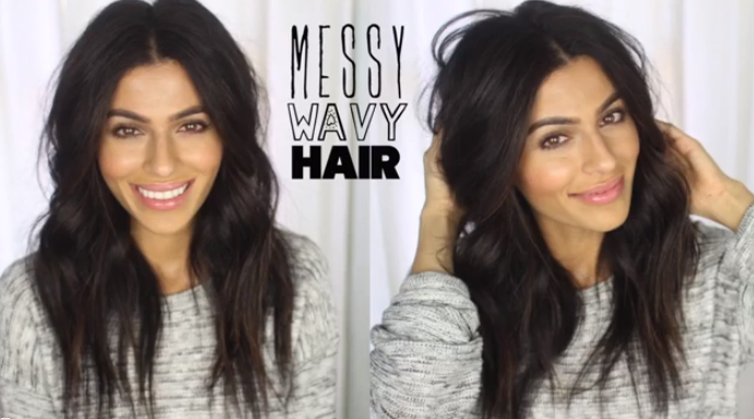 Kara S Glamour Blog Messy Wavy Hair Tutorial